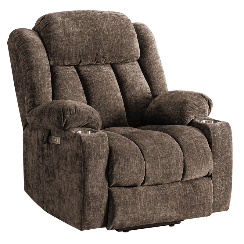 Fauteuils inclinables électriques Zisel, Brun