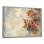 Orange orange feuilles VI - feuilles, art mural
