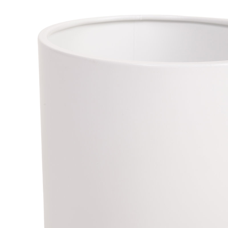 Citlalli Metal Indoor Pot Planter With Ambrose Metal Base Set, 16.25" H x 9.25" W x 9.25" D, Gold