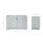 Freitas 54'' Solid Wood Single Bathroom Vanity in Grey, Base Cabinet without Top-51248022