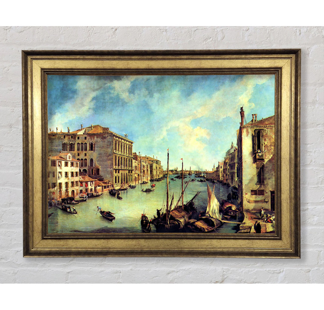 Canaletto Großer Kanal bei San Vio - Druck