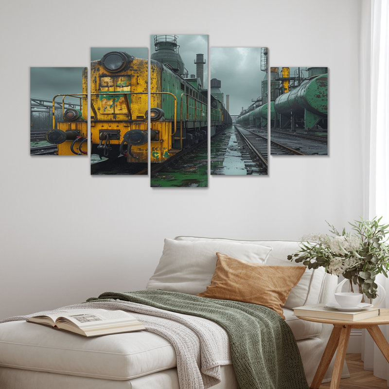 Kyzaiah - Factories Canvas Art Set