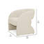 Fauteuil en polyester l 31 po Cassie-Mai