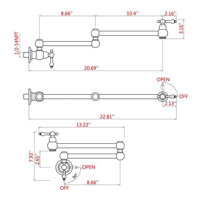ESHOO Kitchen Faucet
