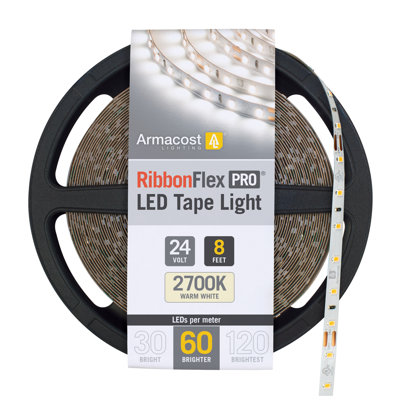 RibbonFlex Pro, 24V, 2700K, 60LEDs/M, IP20, 2.5M Under Cabinet Strip Light