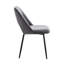 Apperson Velvet Dining Chair With Steel Legs-253975568