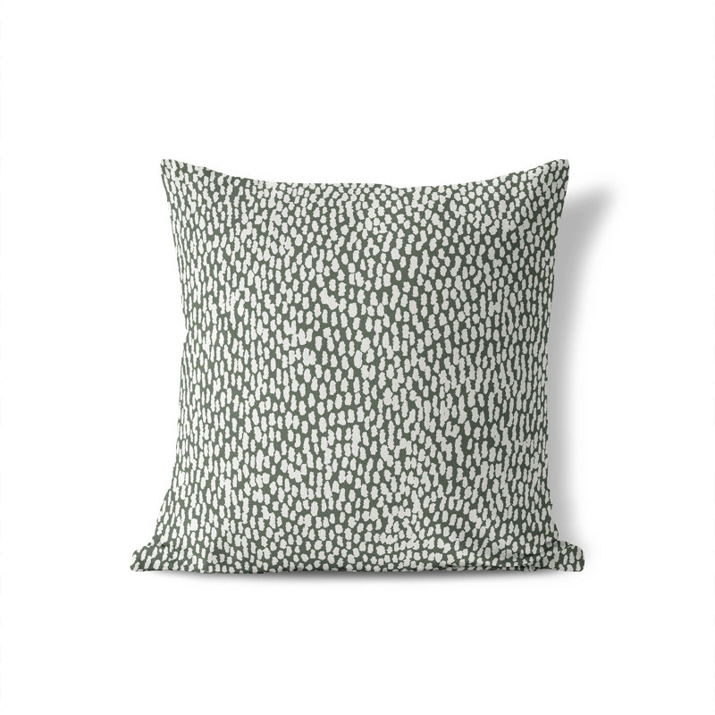 Coussin Twinkle Splat, Chimichurri / vert, H 20 po x l 20 po