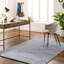 Tapis taupe en laine touffeté à la main Raki-759372203