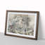Liu Bei Visiting Zhuge Liang by Yosa Buson - Picture Frame Painting Print-55580559-55580560