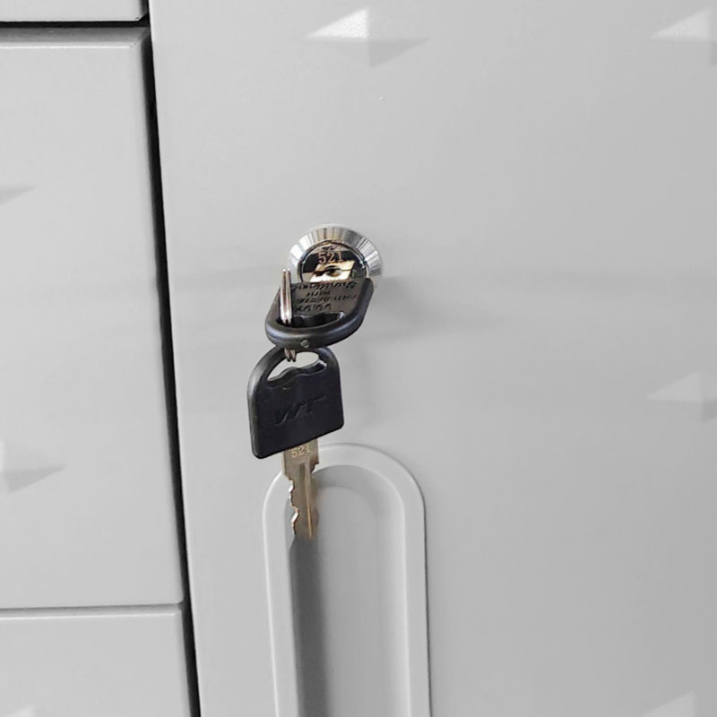 Armoire de rangement robuste en métal avec roulettes - Armoire de rangement pour outils, Noir / gris