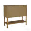 Commode d'appoint 2 tiroirs Naturel Voir ci-dessous