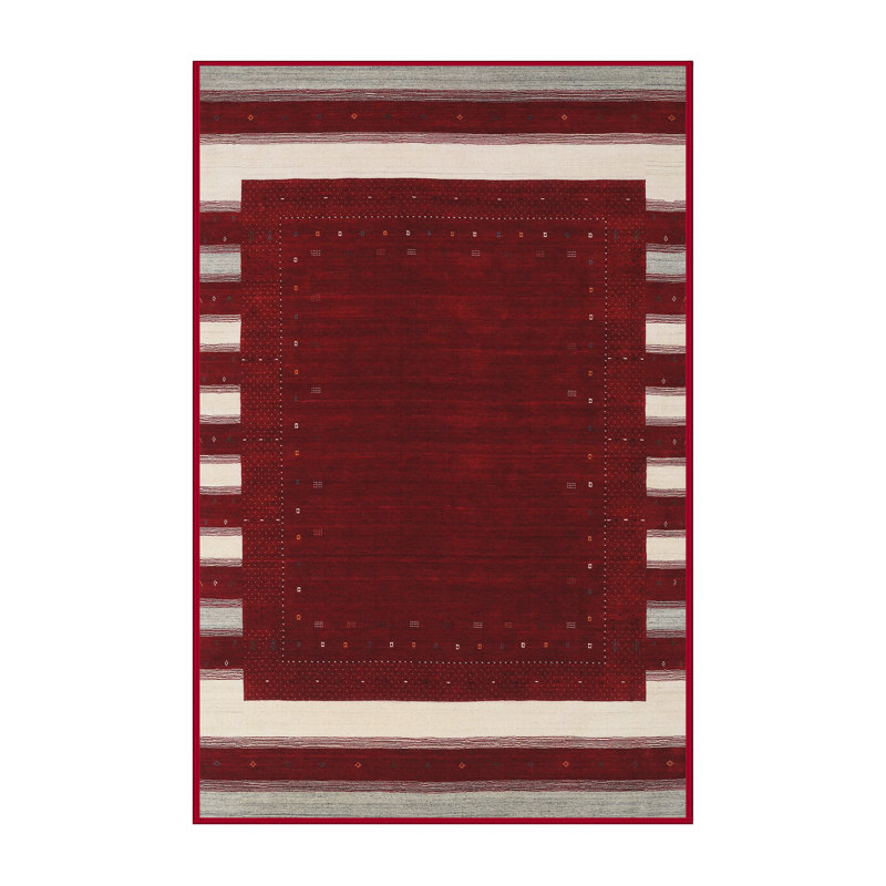 Tapis beige/brun contemporain, Rectangle 5 pi 0 po x 8 pi 0 po