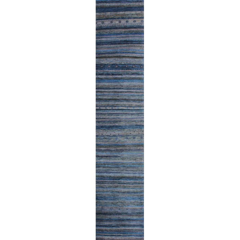 Traditional, Transitional One-of-a-Kind Runner 2'9" X 15'5" Runner Wool Area Rug