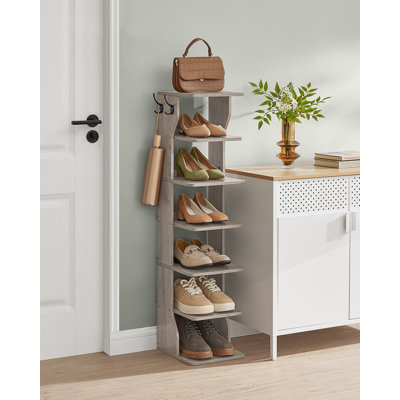 6 Pair Shoe Rack