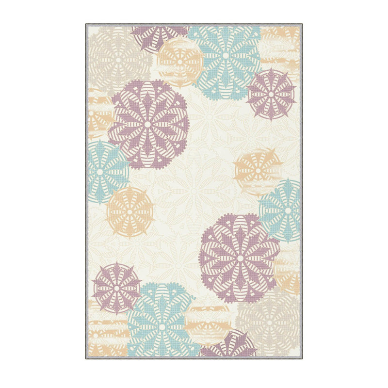 Antibacterial Hall Carpet, 3D Digital Printed, 3.3 x 4.9 ft | 100% Polyester, 0.3 in Pile Height, Non-Slip Underside, Machine Washable, Durable & Easy Care | Perfect for Living Room, Entryway & Home Décor