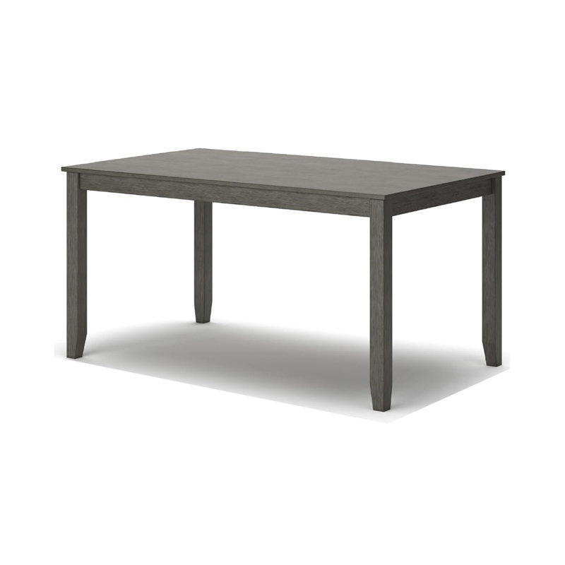 ENSEMBLE DE SALLE À MANGER 60 PIÈCES DE L 60,4 po, GRIS, 36.5" H x 60.4" W x 36.4" D