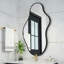 Irregular Metal Framed Wall Mirror, Asymmetrical Mirrors for Bathroom-1211189290-1211189291