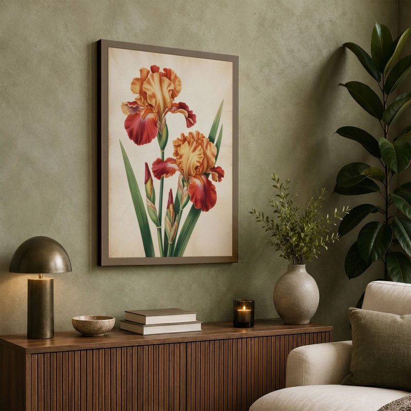 Print, 18x12 - 45.7 x 30.5 cm, Terracotta Border