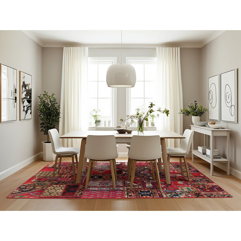 Tapis abstrait moderne 1956, Rectangle 7 pi x 10 pi