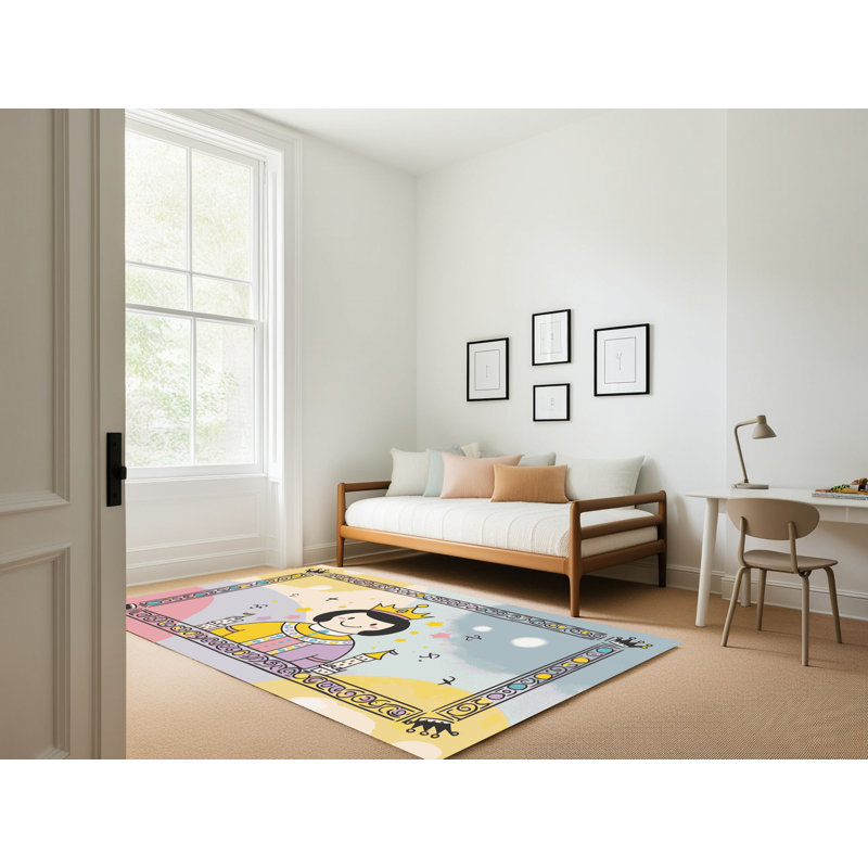 Tapis pour enfant Zoomie, Rectangulaire 2 pi x 3 pi