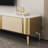 Modern simple rock plate coffee table TV cabinet
