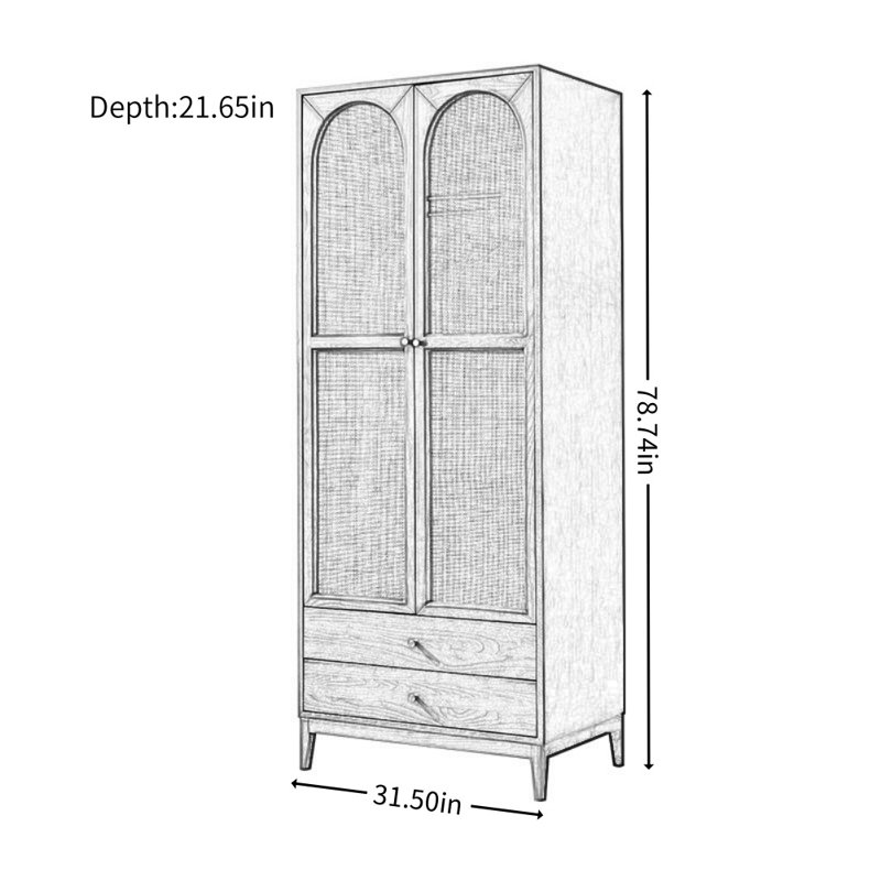 Armoire de rangement moderne et simple, Noir