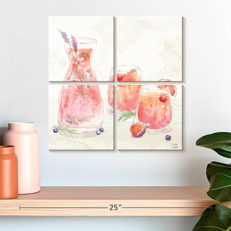 Yarlin Classy Cocktails II, 18" H x 18" W