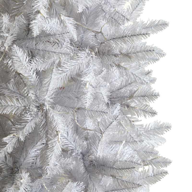 Lighted Artificial Christmas Tree, 8'