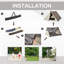 Tente de camping Outsunny 2-3 personnes Pop Up