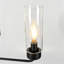 Lustre cylindrique moderne en verre à 3 lumières avec variateur-578917382