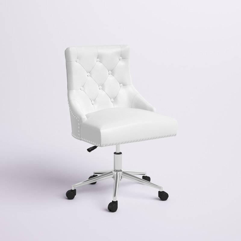 Chaise de bureau Regent, Blanc