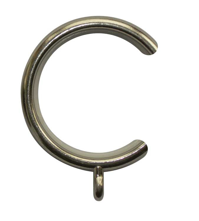 2.8cm Curtain Rings, Spun Brass