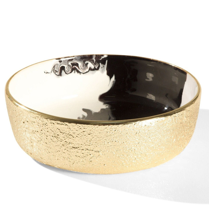 Bol rond Bianco Nero, 9.5"