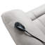 Fauteuil inclinable électrique avec lève-personne, chauffage et massage en microfibre polie-1526414711