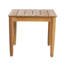 Table d'appoint rustique en bois et plateau à lattes, 20 x 20 x 18,68 cm, table composée de lattes, 20 x 20 x 18,68 cm