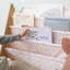 Support à livres recyclé / uni / rose pâle-124264776