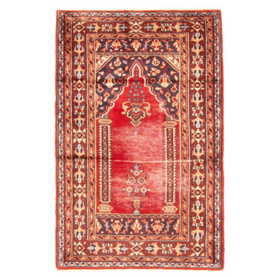 Tapis rouge Kashmir 2 pi 2 po x 3 pi 3 po