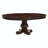 Hickmon 60 " Extendable Round and Oval Solid Wood Top Dining Table