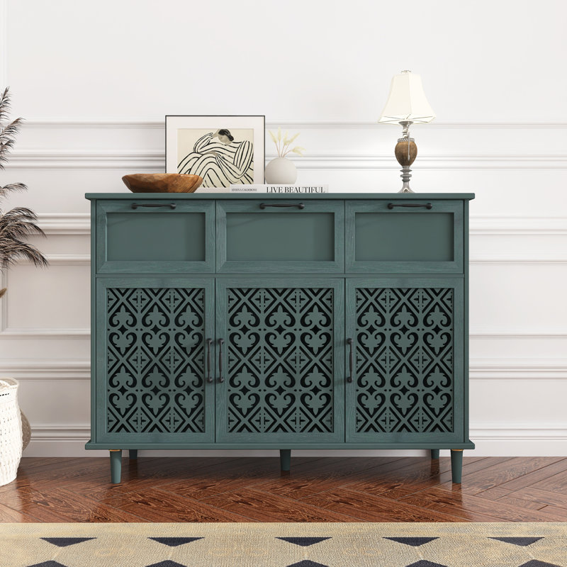 Buffet décoratif Demire, Vert