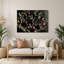 Légumes, radis noir, art mural en métal noir-1358076132