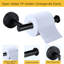 Porte-papier hygiénique mural