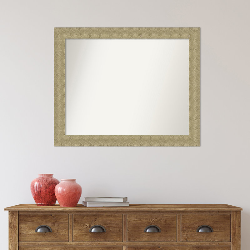 Miroir d'appoint Ardijana, Mosaïque dorée, 26,25 po x 32,25 po