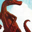Dinosaur - Graphic Art on Canvas