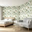Luxury Green Gold Eucalyptus Leaf Botanical Wallpaper
