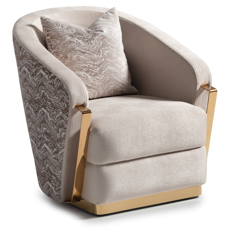 Carmela 32'' Wide Barrel Chair
