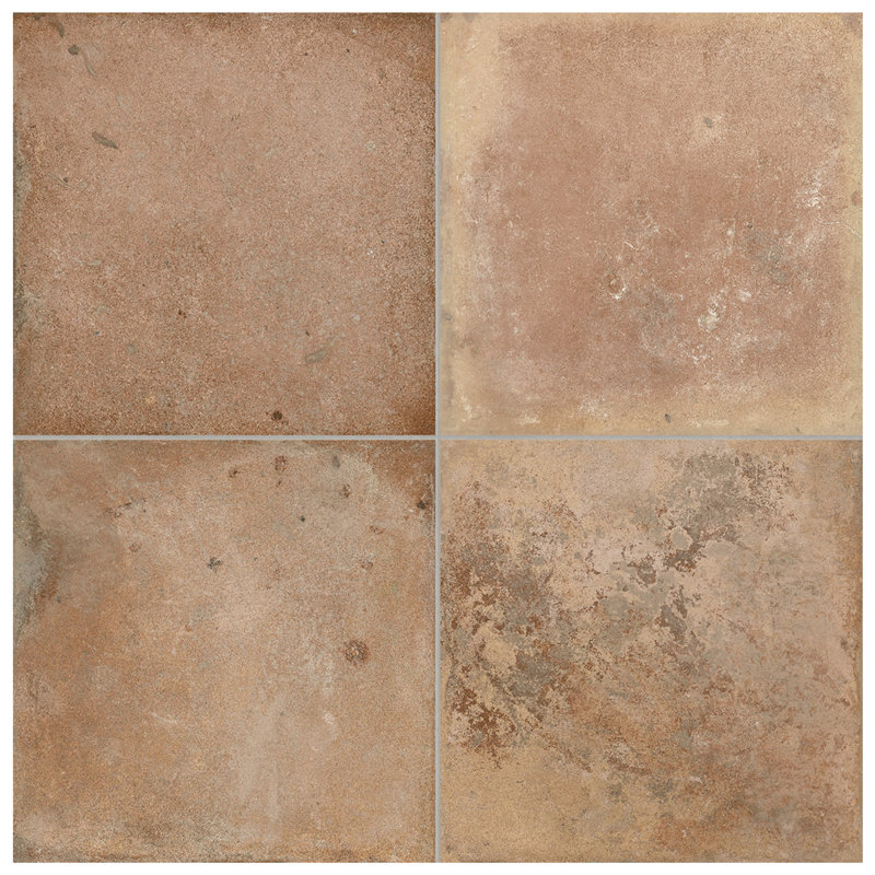 Kings Nonna 17-7 / 8 po X 17-7 / 8 po Carreau de porcelaine pour plancher et mur