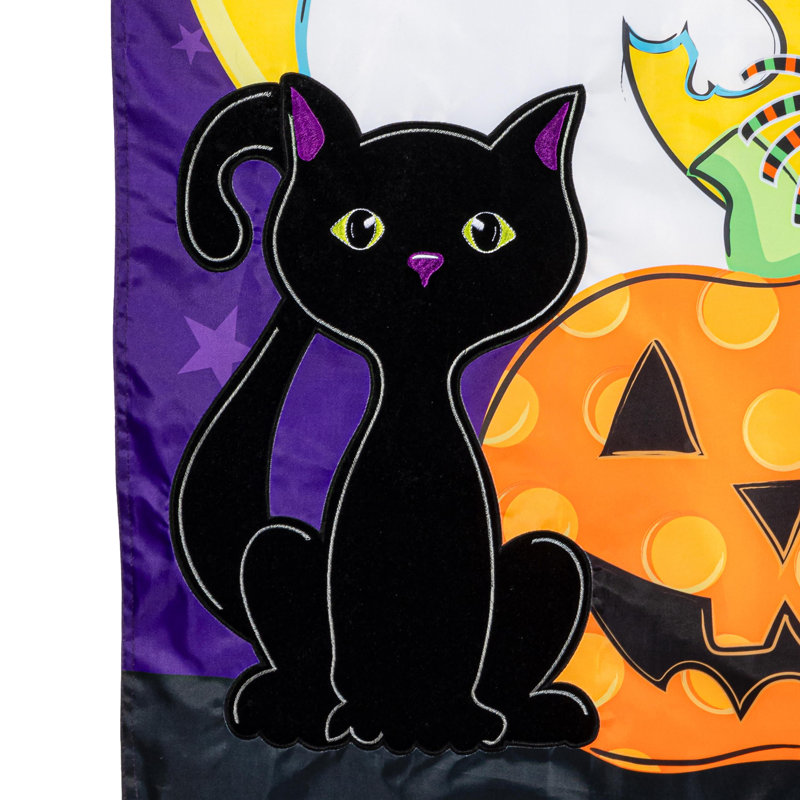 Drapeau d'Halloween amis de la maison