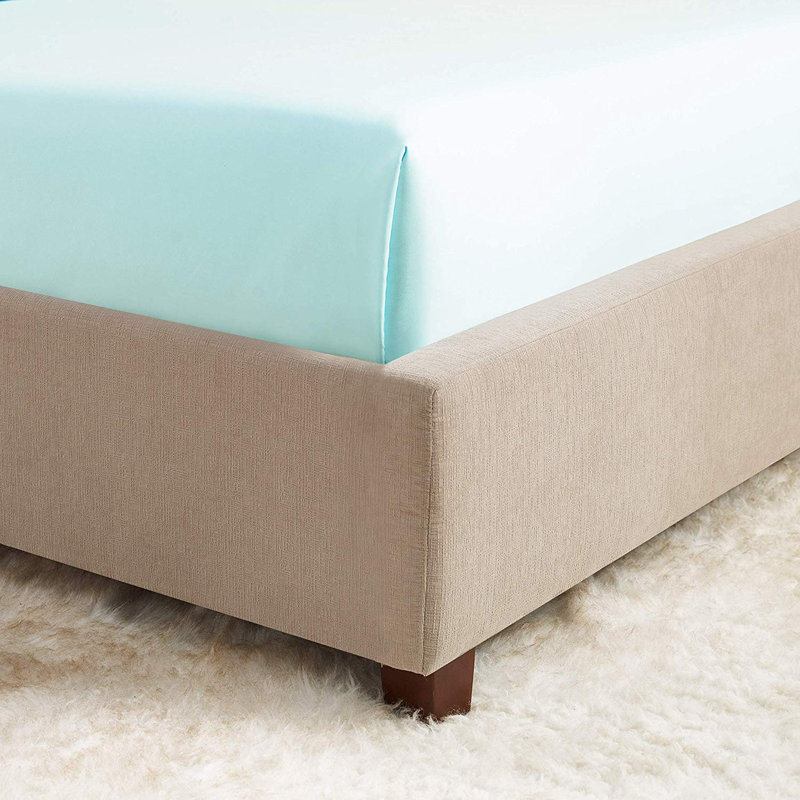 Microfiber Fitted Sheet, Aqua, California King