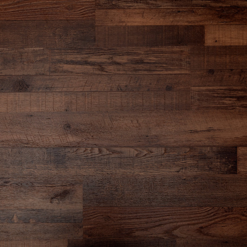 Element Flooring 7 " W x 48 " L Vinyl plank, Dark Brown