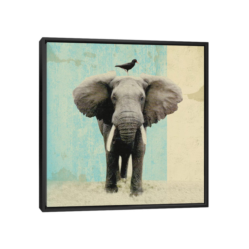 Friends For Life Paint by Vin Zzep - Print on Canvas, Black Framed, 45.72 cm H x 45.72 cm W